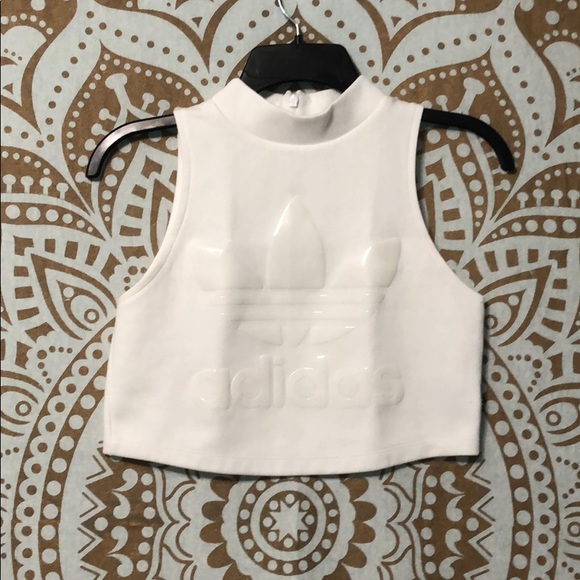 adidas Tops - WHITE ADIDAS TOP